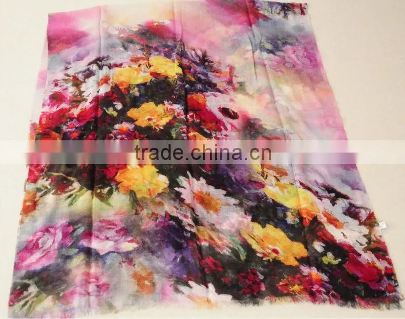 wool handmade scarf 2014 newest design 100% wool handmade scarf