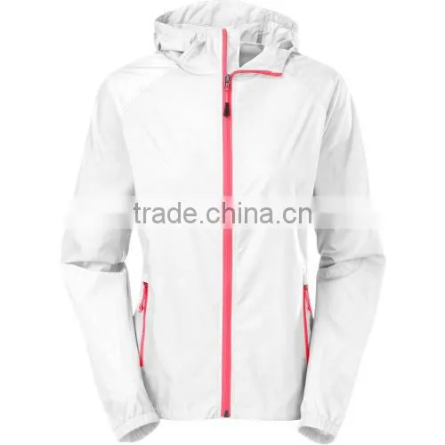 Women nylon windbreaker jackets