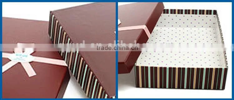 manufacturer custom different types gift packaging box
