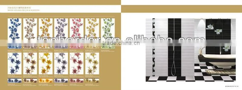 inkjet ceramic wall decoreted tiles 20x60CM