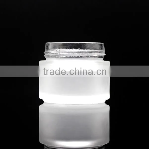 high grade glass cream jar 5g 10g 30g 50g 100g