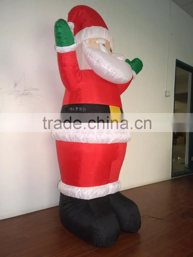 DJ-XT-43 inflatable santa claus door decoration christmas patio decoration
