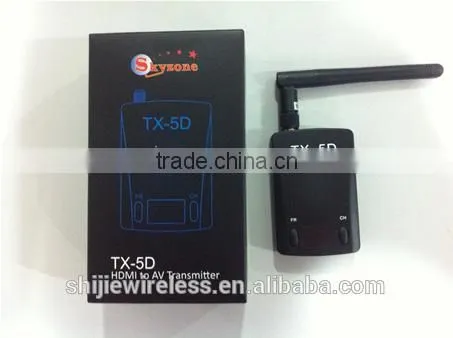 FPV 5.8Ghz 600mW 40 Channel HDMI to AV CVBS vtx TX-5D