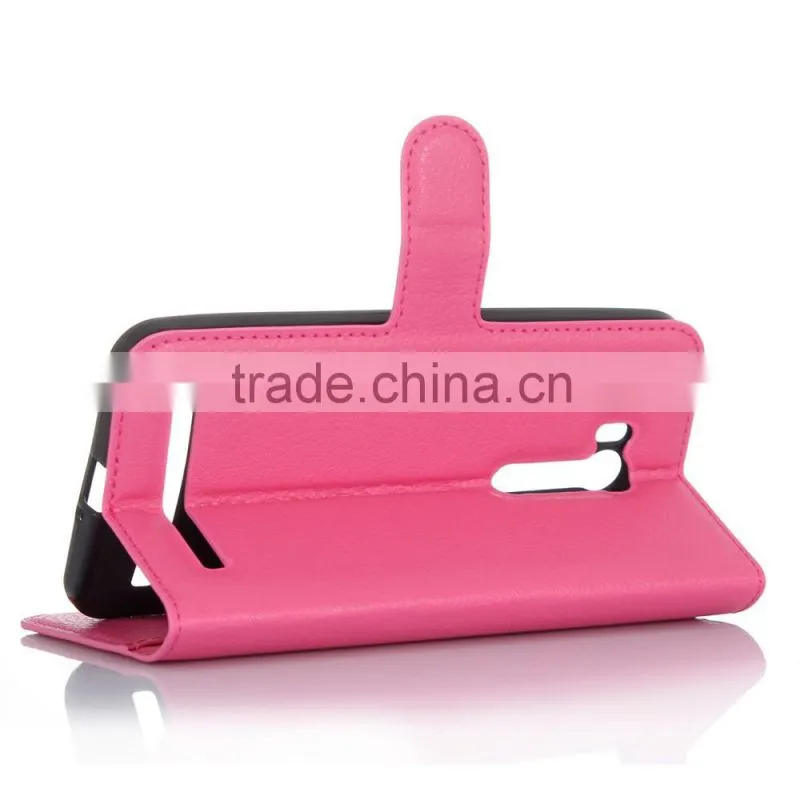 Wholesale Popular Flip Magnetic Wallet Leather Case With Card Slots For Zenfone Go ZB551KL