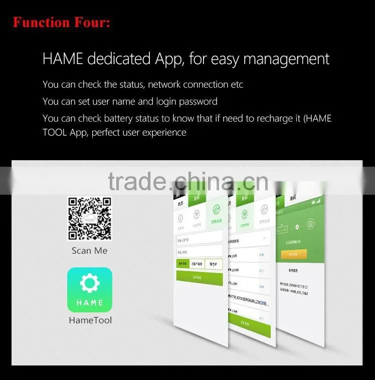Pocket 3G HSPA+ SIM card Router with 5200mAh Power Bank hame A19 with NFC fast wifi connection