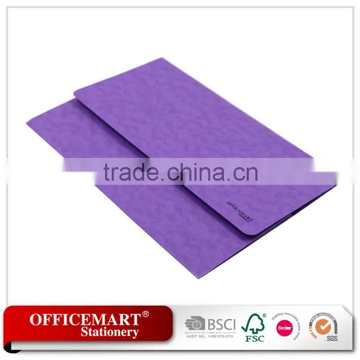 a4 size colorful paper wallet and pocket envelopes /file folder/paper file