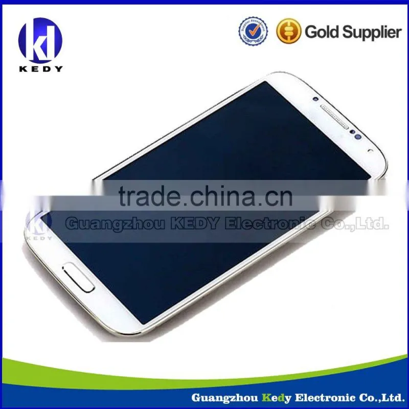 New replacement high quality lcd display for samsung galaxy s4 gt-i9500 lcd touch screen complete with frame