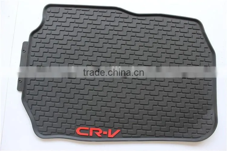 4pcs of fire proof automobile rubber mat for Honda CRV 2011 car mat