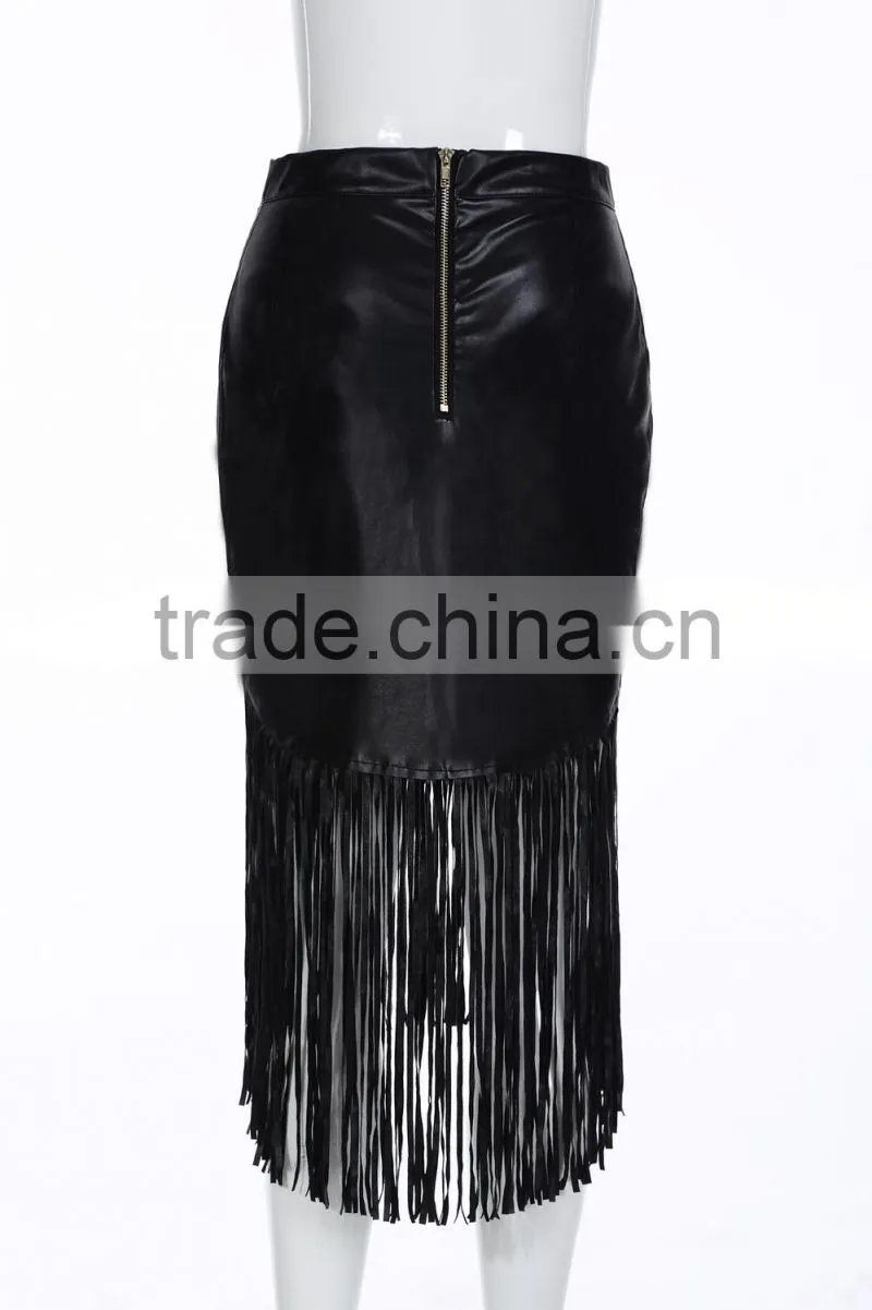 Fashion Design Tassels Skirt for Ladies