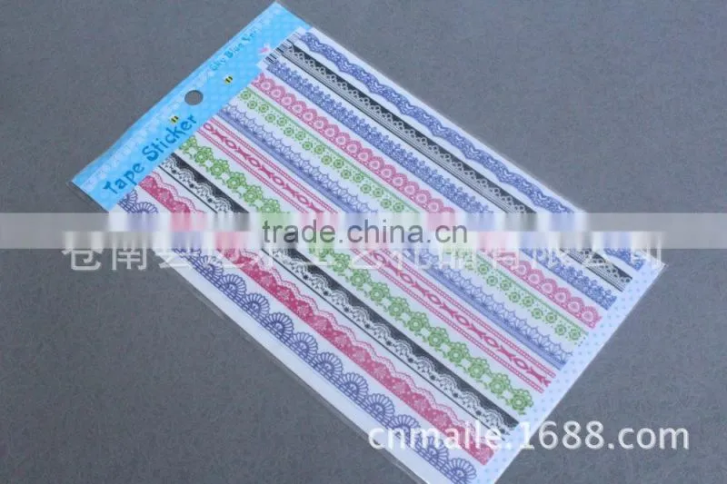 High quality Les Decoration Self-adhesive Lace Sticker