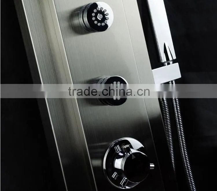 Best quality 304 stainless steel column set shower faucets Y-004