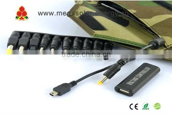 15W Flexible Folding Solar panel USB charger for PDA Mp4 Mp5 Iphone 4 4s 5 MS-015FSC