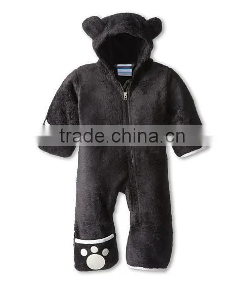 Kids Clothes Baby Boys Warm Winter Polar Fleece Romper For Wholesale