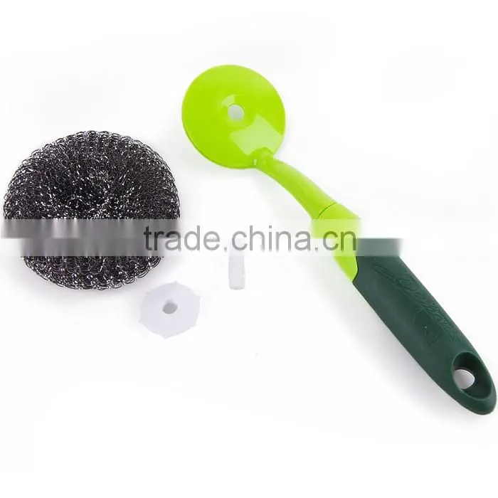 Factory cheap Hang type To the oil cleaning brush Colour pot brush wholesale
