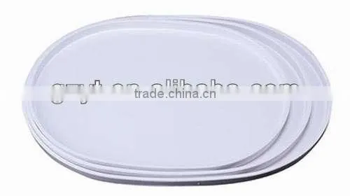 white & black plastic spin tray /fiberglass dryer pans