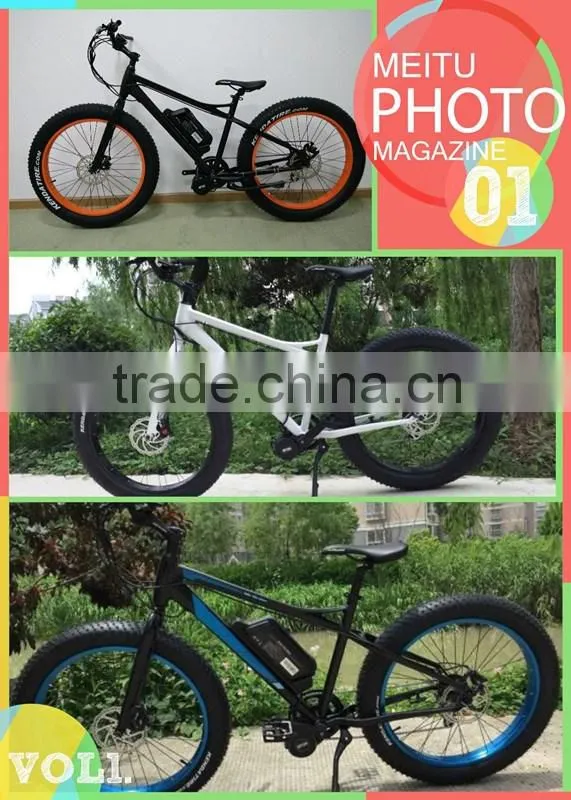 High power full suspension mountain ebike exercise bike for sale