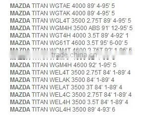 Semi-metal k3362 WD37-26-310 for Mazda GMC Rear -wheel brake shoe manufacturing process