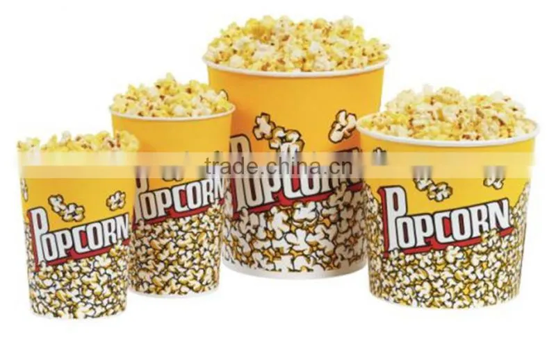 32oz disposable paper popcorn cup container