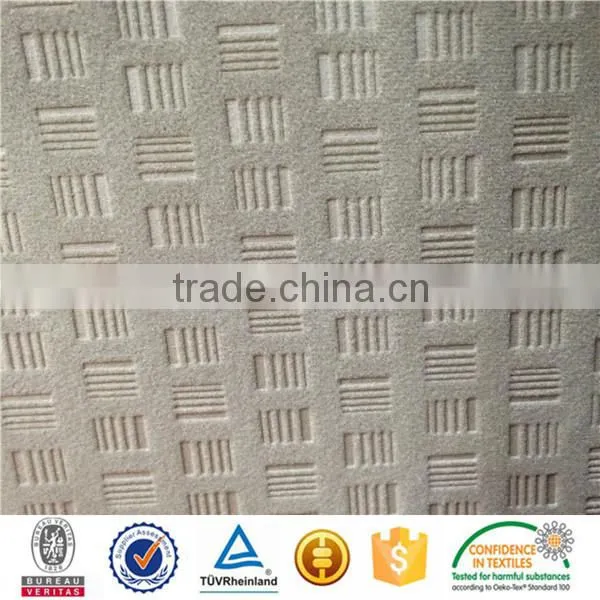 make to order Polyester Material new pattern embossed car seat upholstery fabric