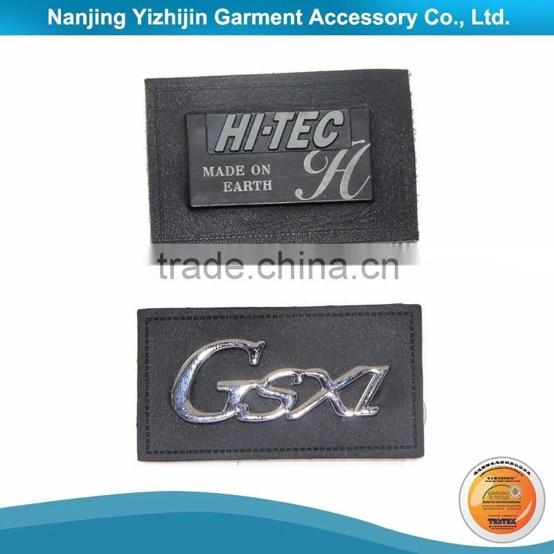 New Design China Supplier Fake Leather Labels Patches