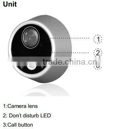 Digital Peephole Viewer with 3.5'' Color TFT Display