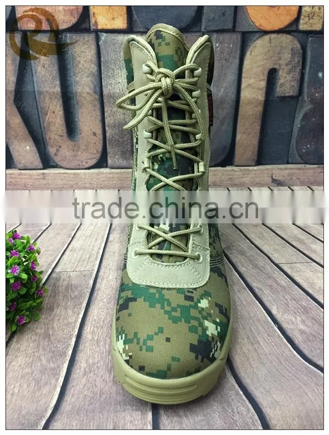Wholesale camouflage oxford cloth army men military tactical boots