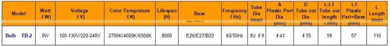 8000H E27 Bulb Fluorescent Light Tube Holder