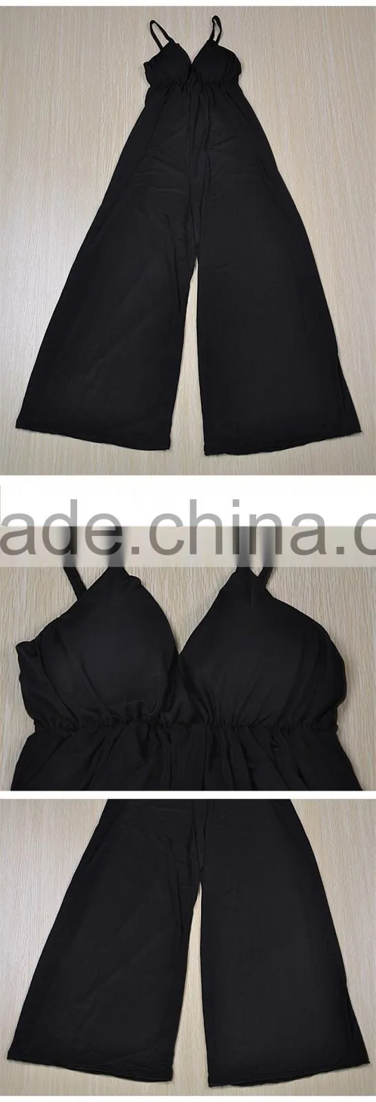 Sexy Women V Neck Sleeveless Pants Long Jumpsuit Casual Trousers Fashion Rompers
