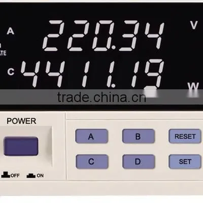 LED Tester PM9805 Digital power meter interface model for electric parameters test