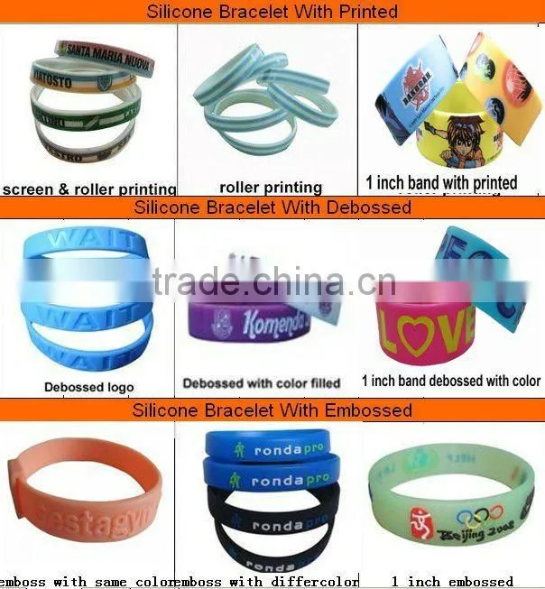 Wholesale Fashion Gifts 1/2 inch Silicone Tricolors Stripe Colors 6 Layers Rainbow Gay Pride Flag Bracelet