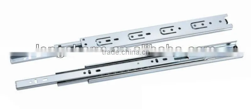 Soft-closing triple fully Extension Ball Bearing Drawer Slide Runner