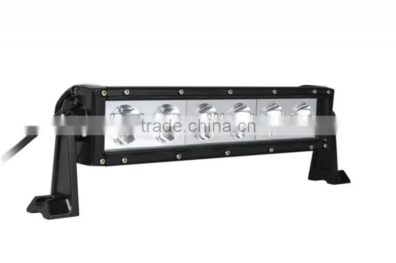 13.5inch 60w single led light bar IP67 flood/spot/combo beam rally led working light bar