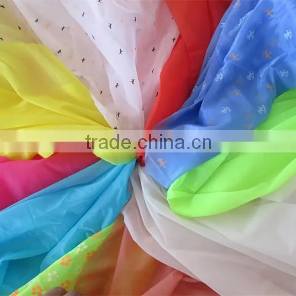 Lightweight Transparent Pigment Printing Nylon Sun Protective Clothing Fabric