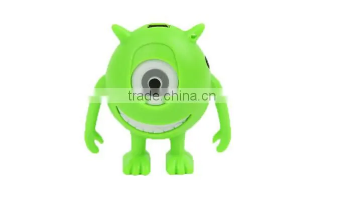 Cartoon animal mp3,Green Monsters Portable Music MP3 player