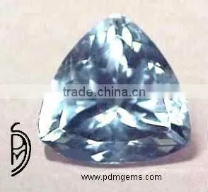 6MM Aquamarine Faceted Trillion
