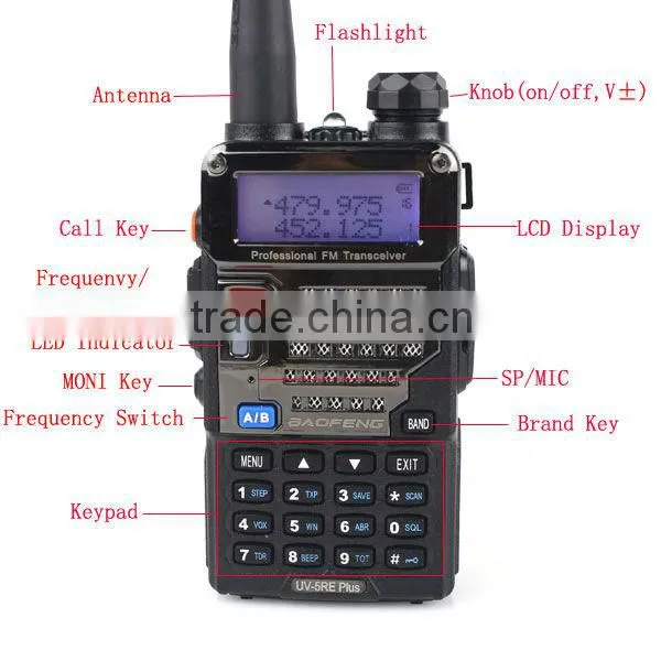 CE FCC passed two way radio BAOFENG UV-5RA UHF+VHF dual band walkie talkie