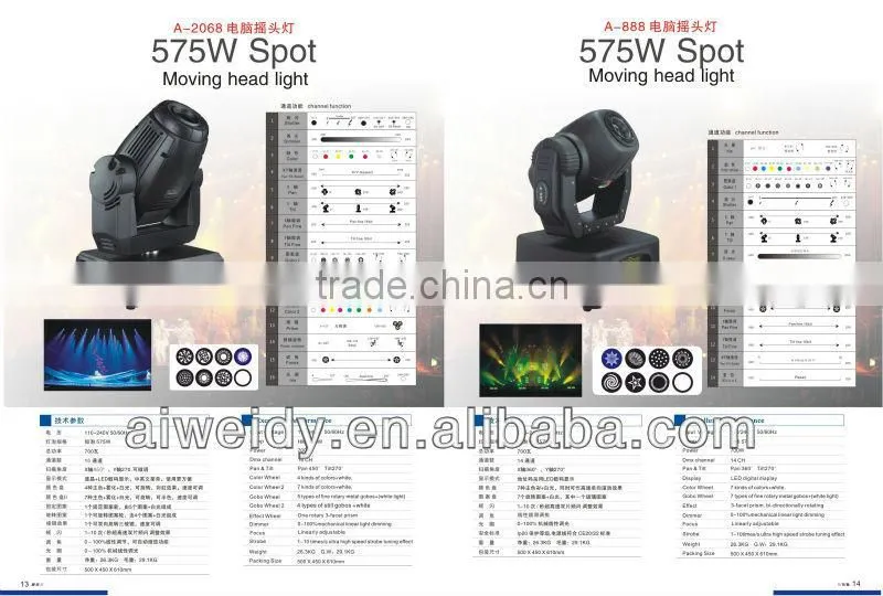 Martin 575 WATT 16CHs Spot Moving light