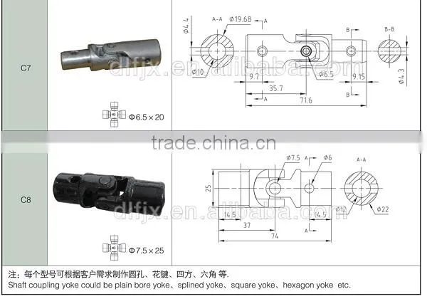 types of shaft couplings