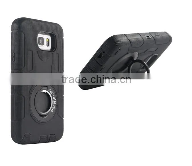 For Galaxy Note5 Case Holster Case Cover Dual Layer Armor Defender Protective Cover with kickstand ring holder Holster Case