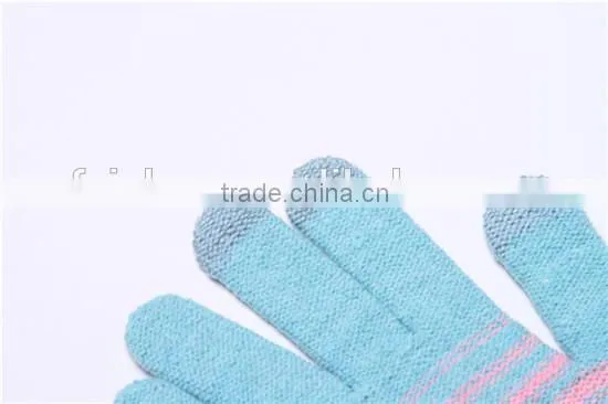 Screen Touch Gloves for Men Women Winter Stripe Gloves Fashion Gloves, 6 colors