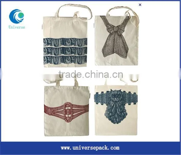Eco drawstring backpack shoulder canvas bag