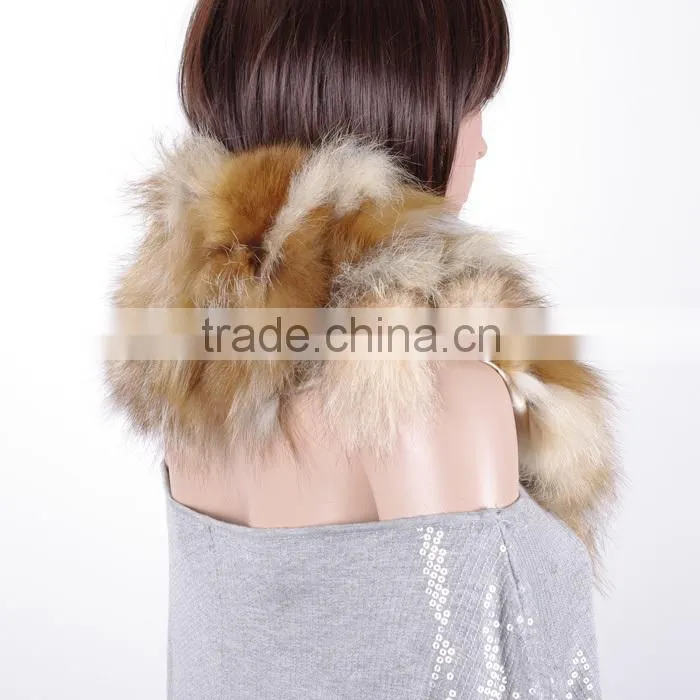 Ladies European Style Real Fox Fur Scarf KZ140026