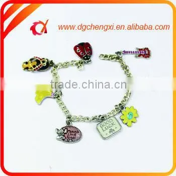 Black Custom Made Metal Logo Charms
