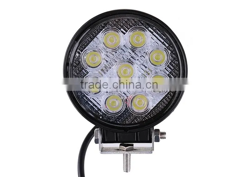 27w auto led headlight suit for truck ,jeep,motorcycle,forklift