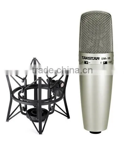 Large Diaphragm recording microphone SM-1B,Professional instrument recording microphone,Computer recording sound Microphone
