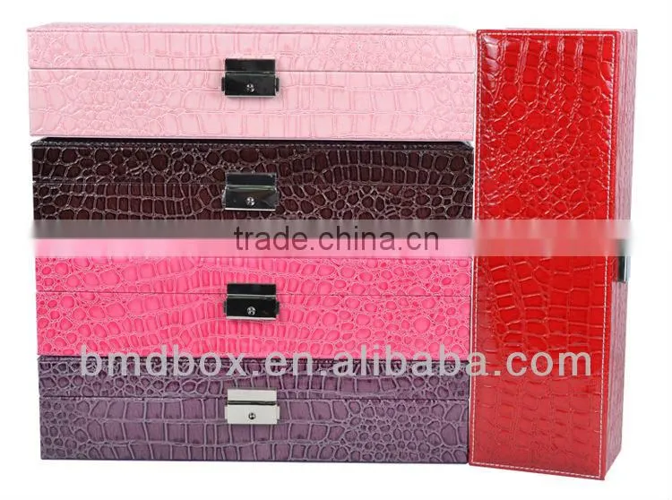 Hot Sale Rectangular Leather Watch Boxes For Women