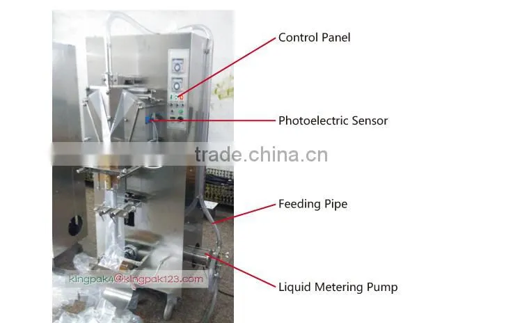 HP1000L-I With Photoelectric Sensor Automatic Cooking Oil Pouch Packing Machine