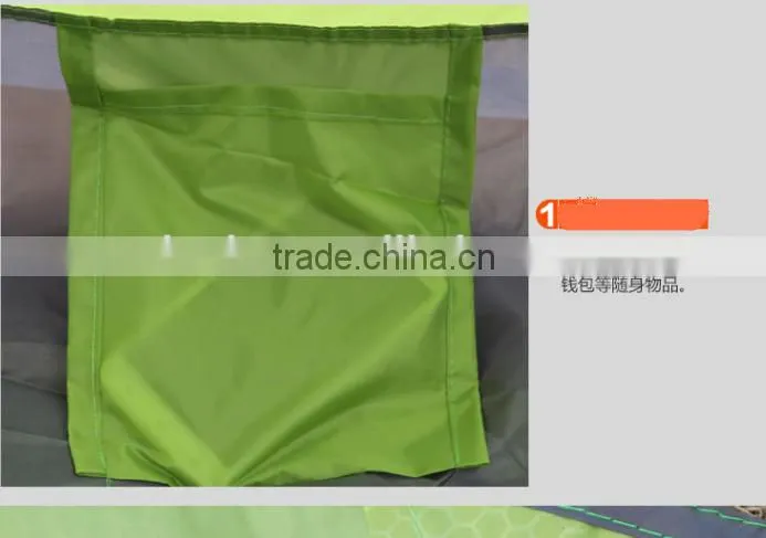 3 person Double door fiberglass pole camping/travelling tent
