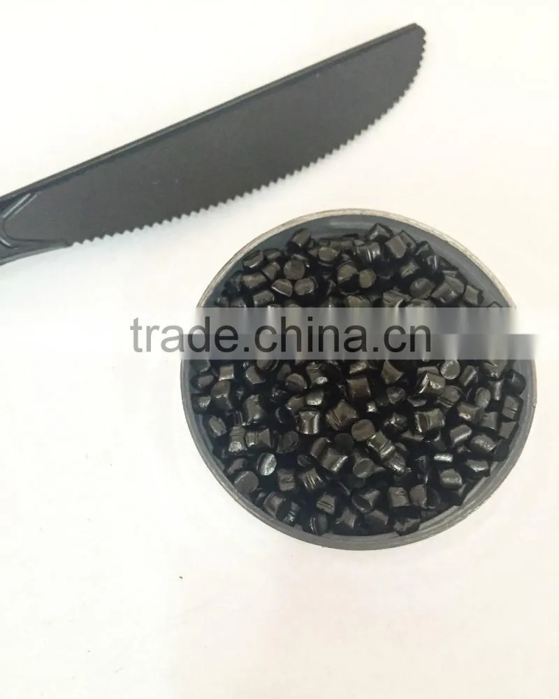 PE black masterbatch plastic granules material (40% carbonblack without filler) for injection,extrusion,film blowing