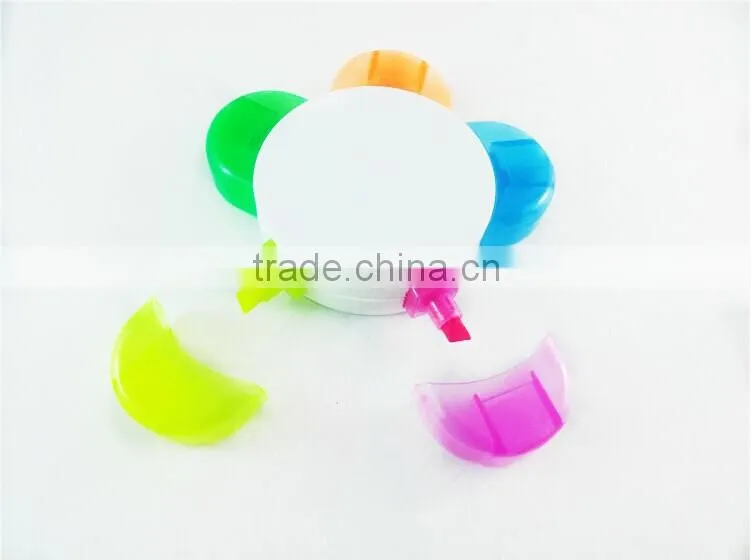 Flower shape highlighter pen